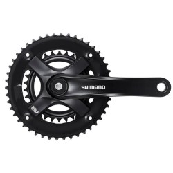 SHIMANO ΔΙΣΚΟΒΡΑΧΙΟΝΑΣ TOURNEY FC-TY501 CRANKSET 2X7/8-SPEED WITHOUT CHAINGUARD